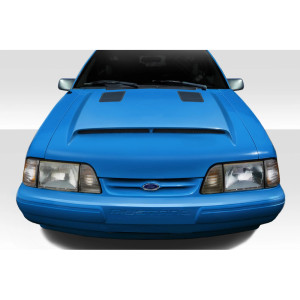1987-1993 Ford Mustang Duraflex GT500 Hood - 1 Piece - image 1 1987-1993 Ford Mustang Duraflex GT500 Hood - 1 Piece - image 1