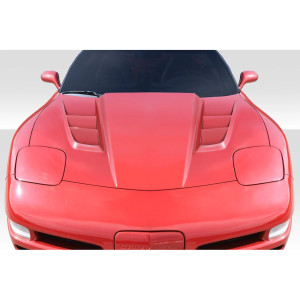 1997-2004 Chevrolet Corvette C5 Duraflex H Design Hood - 1 Piece - image 1