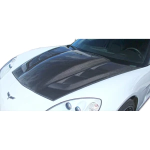 2005-2013 Chevrolet Corvette H-Design Carbon Fiber Hood - image 1