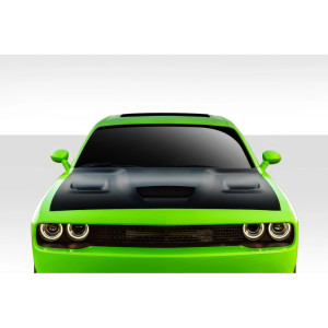 2008-2023 Dodge Challenger Duraflex Hellcat Look Hood - 1 Piece - image 1 2008-2023 Dodge Challenger Duraflex Hellcat Look Hood - 1 Piece - image 1
