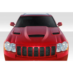 2005-2010 Jeep Grand Cherokee Duraflex Hellcat Look Hood - 1 Piece - image 1