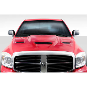 2002-2008 Dodge Ram Duraflex Hellcat Look Hood - 1 Piece - image 1 2002-2008 Dodge Ram Duraflex Hellcat Look Hood - 1 Piece - image 1