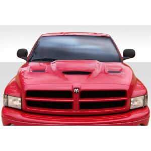 1994-2001 Dodge Ram Duraflex Hellcat Look Hood - 1 Piece - image 1 1994-2001 Dodge Ram Duraflex Hellcat Look Hood - 1 Piece - image 1