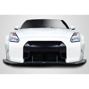2009-2016 Nissan GTR LBW Carbon Fiber Front Lip - image 1