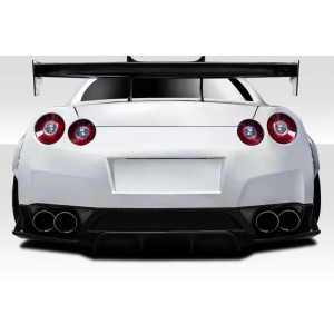 2009-2016 Nissan GT-R R35 LBW Rear Diffuser / Splitters - 3 Piece - image 1