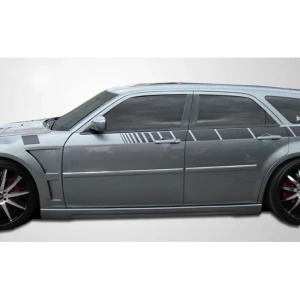 2005-2010 Dodge Magnum Chrysler 300 300C Polyurethane Luxe Side Skirts Rocker Panels - 2 Piece - image 1