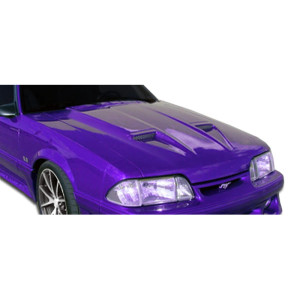 1987-1993 Ford Mustang Duraflex Mach1 Hood - 1 Piece - image 1 1987-1993 Ford Mustang Duraflex Mach1 Hood - 1 Piece - image 1