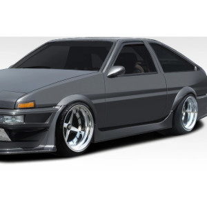1984-1987 Toyota Corolla 2DR / HB Duraflex MB-R Side Skirts Rocker Panels - 2 Piece - image 1 1984-1987 Toyota Corolla 2DR / HB Duraflex MB-R Side Skirts Rocker Panels - 2 Piece - image 1