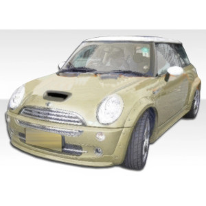 2002-2006 Mini Cooper / Cooper S R50 R53 2005-2008 Cooper convertible R52 Duraflex MS-R Fender Flares - 6 Piece - image 1 2002-2006 Mini Cooper / Cooper S R50 R53 2005-2008 Cooper convertible R52 Duraflex MS-R Fender Flares - 6 Piece - image 1