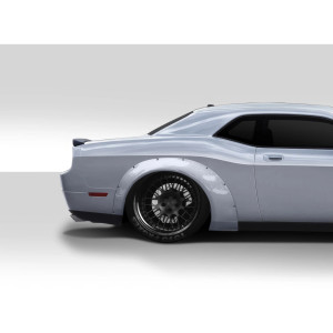 2008-2023 Dodge Challenger Duraflex Novara Wide Body Rear Fender Flares - 2 Piece - image 1 2008-2023 Dodge Challenger Duraflex Novara Wide Body Rear Fender Flares - 2 Piece - image 1
