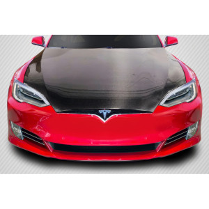 2016.5-2021.5 Tesla Model S Carbon Creations DriTech OEM Look Hood - 1 Piece - image 1