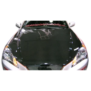 2010-2012 Hyundai Genesis OEM Look Carbon Fiber Hood - image 1