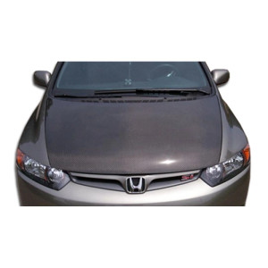 2006-2011 Honda Civic 4DR Carbon Creations OEM Look Hood - 1 Piece - image 1 2006-2011 Honda Civic 4DR Carbon Creations OEM Look Hood - 1 Piece - image 1