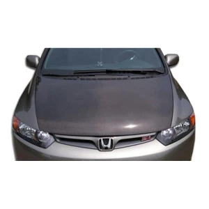 2006-2011 Honda Civic OEM Look Carbon Fiber Hood - image 1