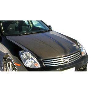 2003-2004 Infiniti G Sedan G35 Carbon Creations OEM Look Hood - 1 Piece - image 1 2003-2004 Infiniti G Sedan G35 Carbon Creations OEM Look Hood - 1 Piece - image 1