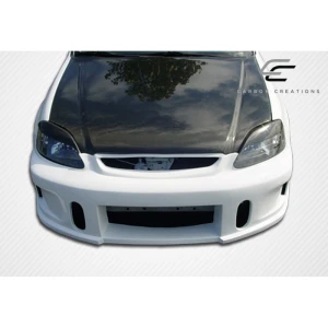 1996-1998 Honda Civic OEM Look Carbon Fiber Hood - image 1