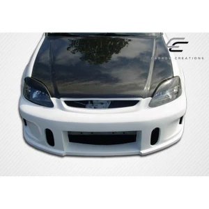 1996-1998 Honda Civic OEM Look Carbon Fiber Hood - image 1