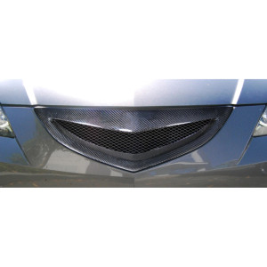 2004-2009 Mazda 3 4DR Carbon Creations Open Mouth Grille - 1 Piece - image 1 2004-2009 Mazda 3 4DR Carbon Creations Open Mouth Grille - 1 Piece - image 1