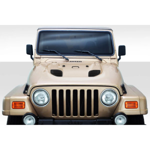 1997-2006 Jeep Wrangler Power Dome Hood - 1 Piece - image 1