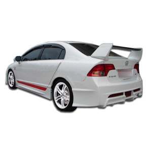 2006-2011 Honda Civic 4DR Duraflex R-Spec Rear Bumper - 1 Piece - image 1 2006-2011 Honda Civic 4DR Duraflex R-Spec Rear Bumper - 1 Piece - image 1