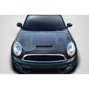 2007-2015 MINI Cooper Racer Carbon Fiber Hood - image 1