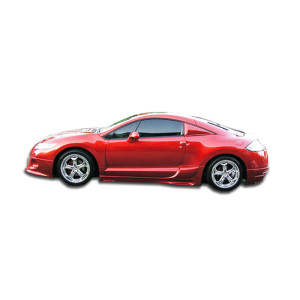 2006-2012 Mitsubishi Eclipse Duraflex Racer Side Skirts Rocker Panels - 2 Piece - image 1 2006-2012 Mitsubishi Eclipse Duraflex Racer Side Skirts Rocker Panels - 2 Piece - image 1