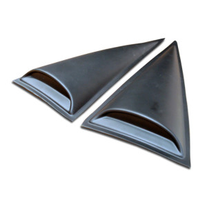 2006-2012 Mitsubishi Eclipse Duraflex Racer Window Scoop Louvers - 2 Piece - image 1