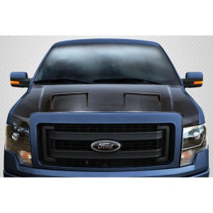 2009-2014 Ford F150 Ram Air Carbon Fiber Hood - image 1