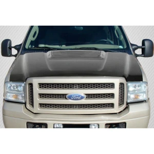 1999-2007 Ford Super Duty Raptor Look Carbon Fiber Hood - image 1