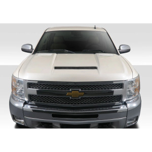 2007-2013 Chevrolet Silverado Duraflex RK-S Ram Air Hood - 1 Piece - image 1 2007-2013 Chevrolet Silverado Duraflex RK-S Ram Air Hood - 1 Piece - image 1