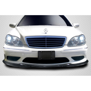 2003-2006 Mercedes S Class W220 Carbon Creations L Sport Front Lip Spoiler - 1 Piece ( Amg models only) - image 1 2003-2006 Mercedes S Class W220 Carbon Creations L Sport Front Lip Spoiler - 1 Piece ( Amg models only) - image 1