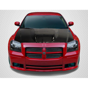 2005-2007 Dodge Magnum Carbon Creations SRT Look Hood - 1 Piece - image 1
