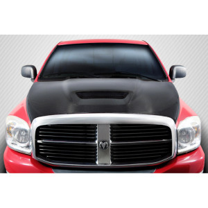 2002-2008 Dodge Ram 1500 / 2003-2009 Dodge Ram 2500 3500 Carbon Creations DriTech SRT Look Hood - 1 Piece - image 1 2002-2008 Dodge Ram 1500 / 2003-2009 Dodge Ram 2500 3500 Carbon Creations DriTech SRT Look Hood - 1 Piece - image 1