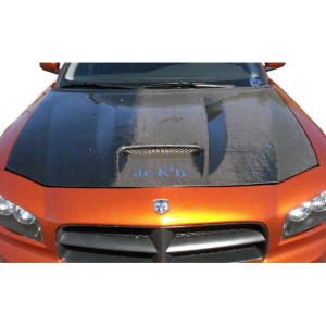 2006-2010 Dodge Charger Carbon Creations SRT Look Hood - 1 Piece - image 1