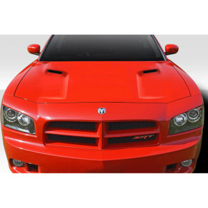 2006-2010 Dodge Charger Duraflex SRT2 Look Hood - 1 Piece - image 1 2006-2010 Dodge Charger Duraflex SRT2 Look Hood - 1 Piece - image 1