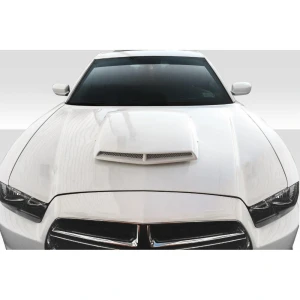 2011-2014 Dodge Charger TA Look Hood - 1 Piece - image 1