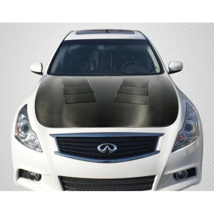 2007-2013 Infiniti G Sedan TS-1 Carbon Fiber Hood - image 1