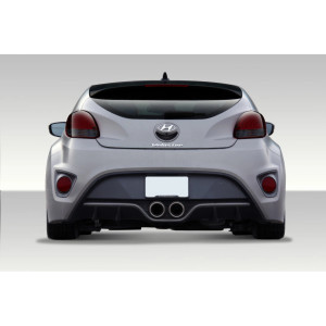 2012-2017 Hyundai Veloster Duraflex Turbo Look Rear Bumper - 1 Piece - image 1