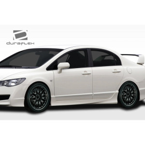 2006-2011 Honda Civic 4DR JDM Type R Conversion Side Skirts Rocker Panels - 2 Piece - image 1