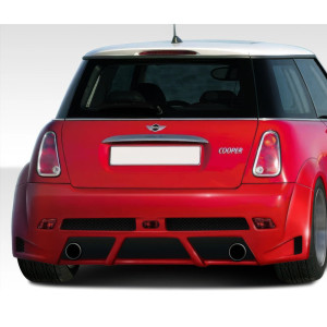 2002-2006 Mini Cooper / Cooper S R50 R53 2005-2008 Cooper convertible R52 Duraflex Type Z Wide Body Rear Bumper - 1 Piece - image 1 2002-2006 Mini Cooper / Cooper S R50 R53 2005-2008 Cooper convertible R52 Duraflex Type Z Wide Body Rear Bumper - 1 Piece - image 1
