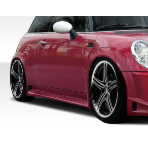 2002-2006 Mini Cooper / Cooper S R50 R53 2005-2008 Cooper convertible R52 Duraflex Type Z Wide Body Side Skirts Rocker Panels - 2 Piece - image 1 2002-2006 Mini Cooper / Cooper S R50 R53 2005-2008 Cooper convertible R52 Duraflex Type Z Wide Body Side Skirts Rocker Panels - 2 Piece - image 1