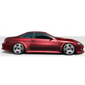 1992-2000 Lexus SC Series SC300 SC400 Duraflex V-Speed Wide Body Side Skirts Rocker Panels - 2 Piece - image 1 1992-2000 Lexus SC Series SC300 SC400 Duraflex V-Speed Wide Body Side Skirts Rocker Panels - 2 Piece - image 1