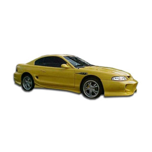 1994-1998 Ford Mustang Duraflex Vader Side Skirts Rocker Panels - 2 Piece - image 1 1994-1998 Ford Mustang Duraflex Vader Side Skirts Rocker Panels - 2 Piece - image 1