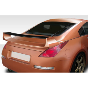2003-2008 Nissan 350Z Z33 2DR Coupe Duraflex Vader 3 Rear Wing Trunk Lid Spoiler - 1 Piece - image 1 2003-2008 Nissan 350Z Z33 2DR Coupe Duraflex Vader 3 Rear Wing Trunk Lid Spoiler - 1 Piece - image 1