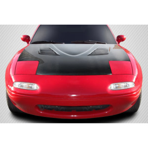 1990-1997 Mazda Miata Carbon Creations DriTech Venom Hood - 1 Piece - image 1 1990-1997 Mazda Miata Carbon Creations DriTech Venom Hood - 1 Piece - image 1