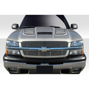 2002-2006 Chevrolet Avalanche ( without cladding ) 2003-2005 Silverado Viper Look Hood - 1 Piece - image 1