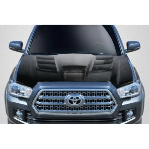 2012-2015 Toyota Tacoma Viper Look Carbon Fiber Hood - image 1