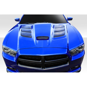 2011-2014 Dodge Charger Viper Look Hood - 1 Piece - image 1