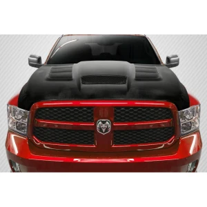 2009-2018 Dodge Ram Viper Look Carbon Fiber Hood - image 1