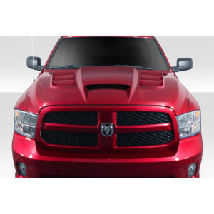 2009-2018 Dodge Ram 1500 Viper Look Hood - 1 Piece - image 1